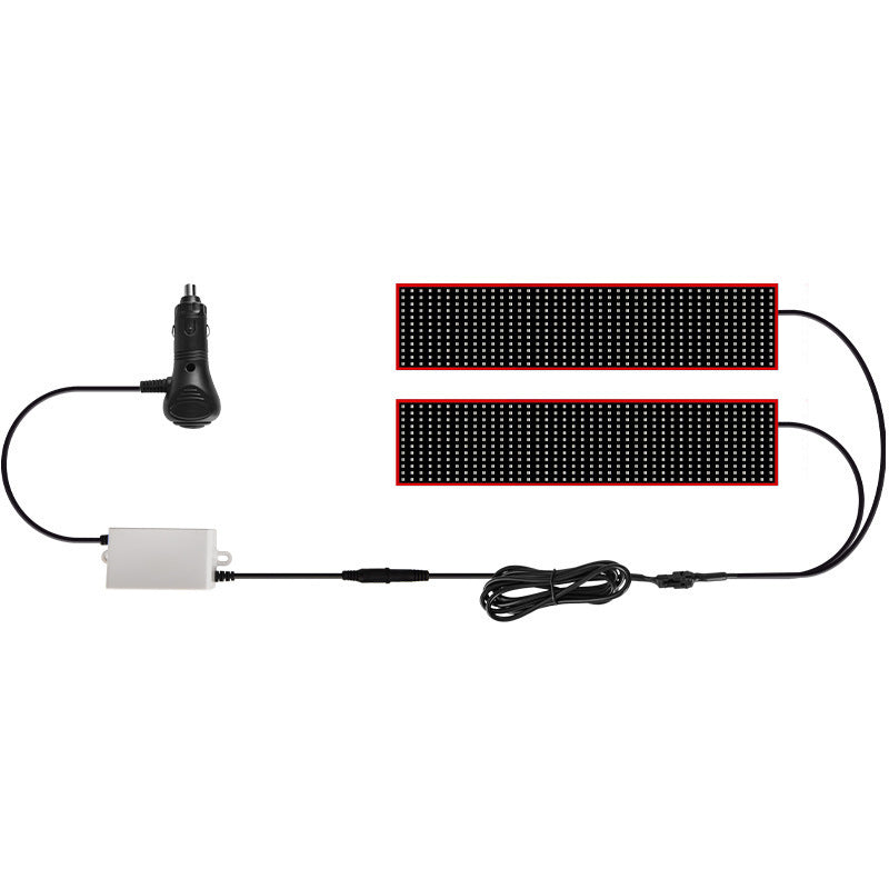 Pantalla LED plegable para Interior de Auto