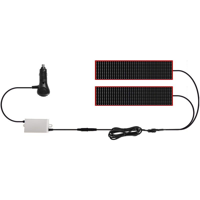 Pantalla LED plegable para Interior de Auto